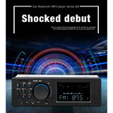 Max Maxb Car Radio MP3 Player Audio 87.5-108M Bluetooth Handsfree 4CH FM Music Player
