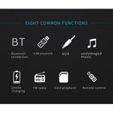 Max Maxb Car Radio MP3 Player Audio 87.5-108M Bluetooth Handsfree 4CH FM Music Player