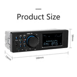 Max Maxb Car Radio MP3 Player Audio 87.5-108M Bluetooth Handsfree 4CH FM Music Player