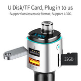 Max Maxb Car Charger Multi-function Bluetooth5.0 Hands-free FM Transmitter MP3 Player