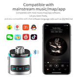 Max Maxb Car Charger Multi-function Bluetooth5.0 Hands-free FM Transmitter MP3 Player