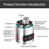 Max Maxb Car Charger Multi-function Bluetooth5.0 Hands-free FM Transmitter MP3 Player