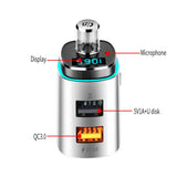 Max Maxb Car Charger Multi-function Bluetooth5.0 Hands-free FM Transmitter MP3 Player