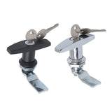 Max Maxb Safe Garage Door Opener T Handle Locking w/2 Keys for Toolbox Cabinet Black