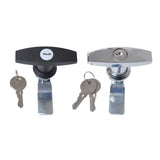 Max Maxb Safe Garage Door Opener T Handle Locking w/2 Keys for Toolbox Cabinet Black