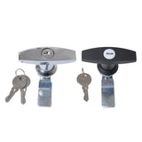 Max Maxb Safe Garage Door Opener T Handle Locking w/2 Keys for Toolbox Cabinet Black