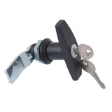 Max Maxb Safe Garage Door Opener T Handle Locking w/2 Keys for Toolbox Cabinet Black