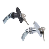 Max Maxb Safe Garage Door Opener T Handle Locking w/2 Keys for Toolbox Cabinet Black