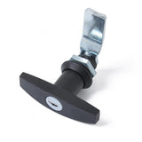 Max Maxb Safe Garage Door Opener T Handle Locking w/2 Keys for Toolbox Cabinet Black