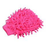 Max Maxb Microfiber Cleaning Mitten Double Sided Chenille Glove Cleaning Cloth Home