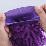 Max Maxb Microfiber Cleaning Mitten Double Sided Chenille Glove Cleaning Cloth Home