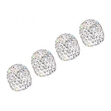 Max 4Pcs/Lot Rhinestone Car Tire Valve Caps Diamond Shining Dustproof Caps White