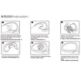 Max Maxb Anti-Fog Mist Coating Rainproof Waterproof Rearview Mirror Film 95mm