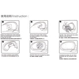 Max Maxb Anti-Fog Mist Coating Rainproof Waterproof Rearview Mirror Film 80mm