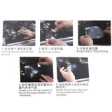 Max Maxb Anti-Fog Mist Coating Rainproof Waterproof Rearview Mirror Film 200x160mm
