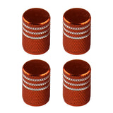 Max Valve Stem Caps Valve Stem Caps Tire Wheel Rim Car Truck Motorcycle Orange