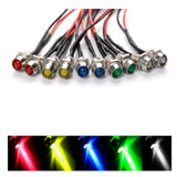 Max 10 pcs/Lot LED Indicator Light Lamp Pilot Dash Directional Car Truck Boat