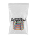 Max 1M 1.17mm 40PIN Wire Flat Multicolored Flexible Rainbow Ribbon Jumper Cable