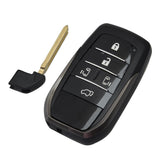 Max Car Vehicle 5 Button Smart Remote Control Key Shell Case Holder for Toyota