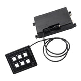 Max 6 Way Ultra-thin Waterproof Membrane Control Panel Switch 12-24V Universal