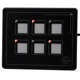 Max 6 Way Ultra-thin Waterproof Membrane Control Panel Switch 12-24V Universal