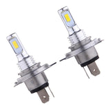 Max Mini Auto Car LED Headlight Bulbs Conversion Kit Hi/Lo Beam Lamps 9003 H4