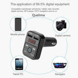 Max Maxb Wireless Bluetooth CarFM Transmitter Support TF Card Dual USB Charger Black