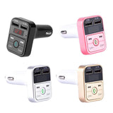 Max Maxb Wireless Bluetooth CarFM Transmitter Support TF Card Dual USB Charger Black
