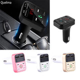 Max Maxb Wireless Bluetooth CarFM Transmitter Support TF Card Dual USB Charger Black