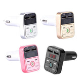 Max Maxb Wireless Bluetooth CarFM Transmitter Support TF Card Dual USB Charger Black