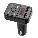 Max Maxb Wireless Bluetooth CarFM Transmitter Support TF Card Dual USB Charger Black