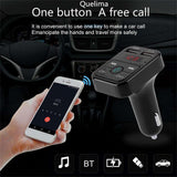 Max Maxb Wireless Bluetooth CarFM Transmitter Support TF Card Dual USB Charger Black