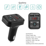 Max Maxb Wireless Bluetooth CarFM Transmitter Support TF Card Dual USB Charger Black
