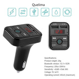 Max Maxb Wireless Bluetooth CarFM Transmitter Support TF Card Dual USB Charger Pink