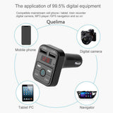 Max Maxb Wireless Bluetooth CarFM Transmitter Support TF Card Dual USB Charger Pink