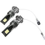 Maxbell H3 3030 12LED 1200LM Fog Driving Lights DRL Headlight Kit Bulbs 6500K White