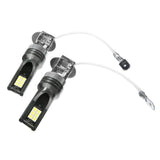 Maxbell H3 3030 12LED 1200LM Fog Driving Lights DRL Headlight Kit Bulbs 6500K White