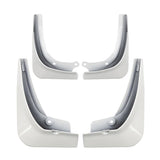 Maxbell White Car Mud Flap Front and Rear Wheel Guard Fender for Tesla Model 3 16-19