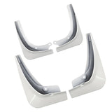 Maxbell White Car Mud Flap Front and Rear Wheel Guard Fender for Tesla Model 3 16-19