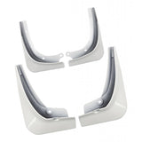 Maxbell White Car Mud Flap Front and Rear Wheel Guard Fender for Tesla Model 3 16-19