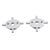Maxbell 2 Pieces Headlight Washer Covers Cruciform Swivel  Pivot For Jaguar X/S Type