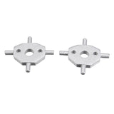 Maxbell 2 Pieces Headlight Washer Covers Cruciform Swivel  Pivot For Jaguar X/S Type
