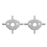Maxbell 2 Pieces Headlight Washer Covers Cruciform Swivel  Pivot For Jaguar X/S Type