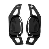 Max 2x Steering Wheel Shift Paddle Extension For AUDI S3/S6/S8/SQ5/RS5 black