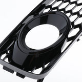Max Maxb FRONT BUMPER FOG LIGHT GRILLE COVER for A5 S-Line S5 B8 RS5 08 Black Frame