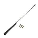 Max Maxb Car Roof Mast Whip Amplified Radio AM/FM Aerial Antenna w/ 3 Screws 16inch