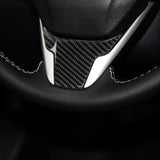 Max Maxb Carbon Fiber Steering Wheel Trim Sticker for Honda Auto Parts