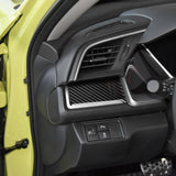 Max Maxb Carbon Fiber Dashboard Decorative Panel Cover Trim for Honda Civic 2016-2018