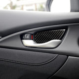 Max Maxb Carbon Fiber Door Handle Bowl Cover Trim for Honda Auto Parts