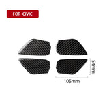 Max Maxb Carbon Fiber Door Handle Bowl Cover Trim for Honda Auto Parts